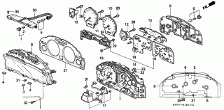 B-12-10 - COMBINATION METER (COMPONENTS)