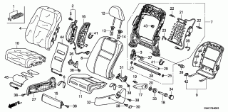B-40-3 - FRONT SEAT(R.)(POWER SEAT )