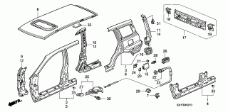 B-49-21 - OUTER PANELS (5 DOOR)