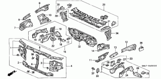 B-49 - BODY STRUCTURE COMPONENTS (FRONT BULKHEAD)