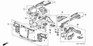 B-48 - BODY STRUCTURE COMPONENTS (FRONT BULKHEAD)