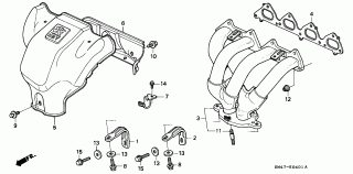 E-4-1 - EXHAUST MANIFOLD (2.2L)