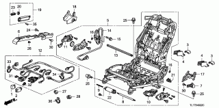 B-40-22 - FRONT SEAT COMPONENTS (R.)(FULL POWER SEAT) (1)