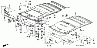 B-38-1 - ROOF LINING (RH)