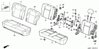 B-41-1 - REAR SEAT (5 DOOR) (1)