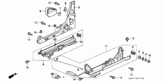 B-40-11 - FRONT SEAT COMPONENTS (2)