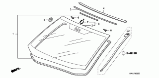 B-52 - FRONT WINDSHIELD