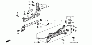 B-40-10 - FRONT SEAT COMPONENTS (R.)(1)