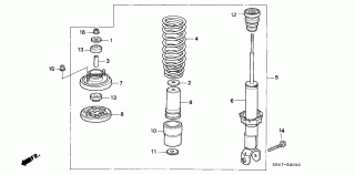 B-30 - REAR SHOCK ABSORBER