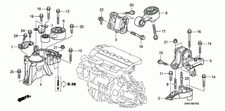 B-47-2 - ENGINE MOUNTS (DIESEL)