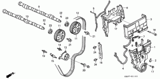 E-11-1 - CAMSHAFT/TIMING BELT (DOHC VTEC)