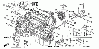 E-6 - ENGINE MOUNTING BRACKET (1.4L/1.6L)