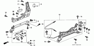 B-40-12 - FRONT SEAT COMPONENTS (R.) (LH) (3)
