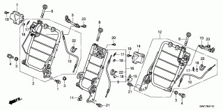 B-41-10 - REAR SEAT COMPONENTS(1)