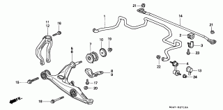 B-27-10 - FRONT STABILIZER/ FRONT LOWER ARM