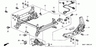 B-40-11 - FRONT SEAT COMPONENTS (L.) (2)