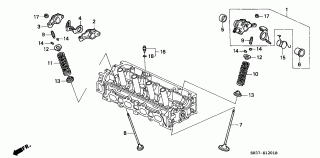 E-12-1 - VALVE/ROCKER ARM (1.5L SOHC VTEC)