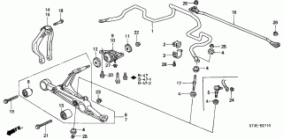 B-27-10 - FRONT STABILIZER/ FRONT LOWER ARM