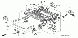 B-40-11 - FRONT SEAT COMPONENTS(L.) (2)