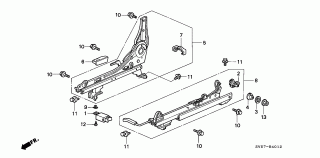 B-40-12 - FRONT SEAT COMPONENTS (R.)