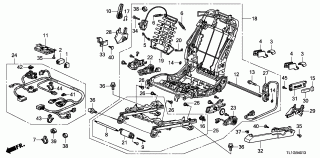 B-40-13 - FRONT SEAT COMPONENTS(L.) (FULL POWER SEAT)(2)