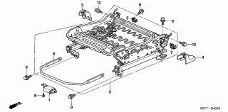 B-40-20 - FRONT SEAT COMPONENTS (R.)