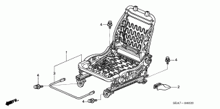 B-40-20 - FRONT SEAT COMPONENTS (R.)(MANUAL SEAT)
