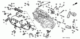 E-6 - ENGINE WIRE HARNESS/CLAMP