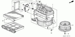 B-17-10 - HEATER BLOWER (LH)