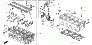 E-10-2 - CYLINDER HEAD (DOHC VTEC)