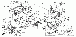 B-40-10 - FRONT SEAT COMPONENTS (LH)(DRIVER SIDE)