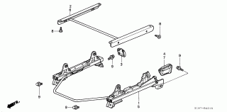 B-40-15 - FRONT SEAT COMPONENTS (RECARO)