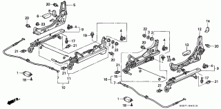 B-40-10 - FRONT SEAT COMPONENTS