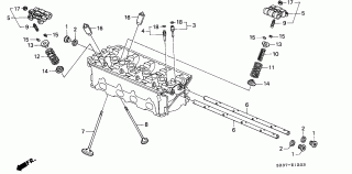 E-12-3 - VALVE/ROCKER ARM (DOHC VTEC)