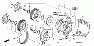 B-57-2 - AIR CONDITIONER (COMPRESSOR) (DIESEL)