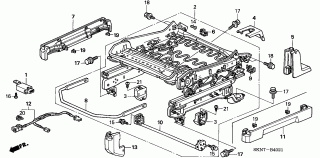 B-40-21 - FRONT SEAT COMPONENTS (RH)(DRIVER SIDE)