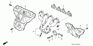 E-4-3 - EXHAUST MANIFOLD (4)