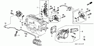 E-1-1 - THROTTLE BODY (PGM-FI)