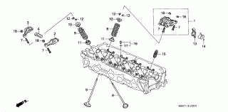 E-12 - VALVE/ROCKER ARM (L4) (VTEC)