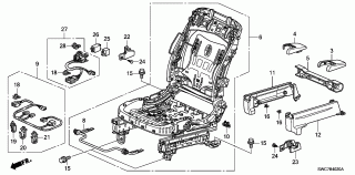 B-40-20 - FRONT SEAT COMPONENTS(R.)