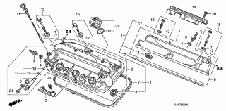 E-9 - CYLINDER HEAD COVER(-'08)