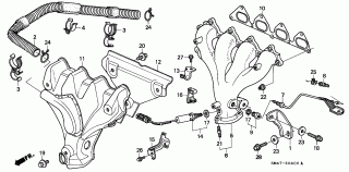 E-4 - EXHAUST MANIFOLD (2.0L)