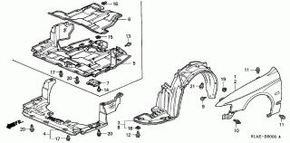 B-50 - FRONT FENDERS