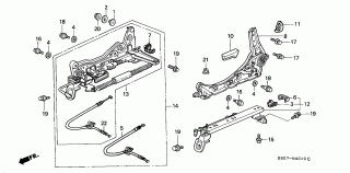 B-40-10 - FRONT SEAT COMPONENTS (L.)(1)