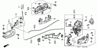 B-54-10 - REAR DOOR LOCKS (5 DOOR)