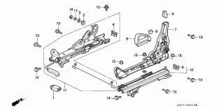 B-40-10 - FRONT SEAT COMPONENTS (1)