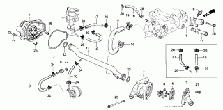 E-15 - WATER PUMP/THERMOSTAT ('84,'85)