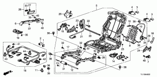 B-40-22 - FRONT SEAT COMPONENTS(R.) (FULL POWER SEAT)