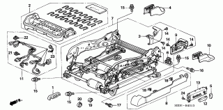 B-40-13 - FRONT SEAT COMPONENTS (L.)(FULL POWER SEAT)