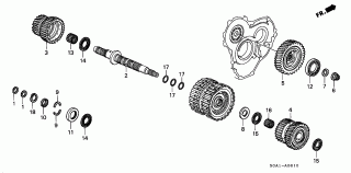 ATM-6-10 - SECONDARY SHAFT